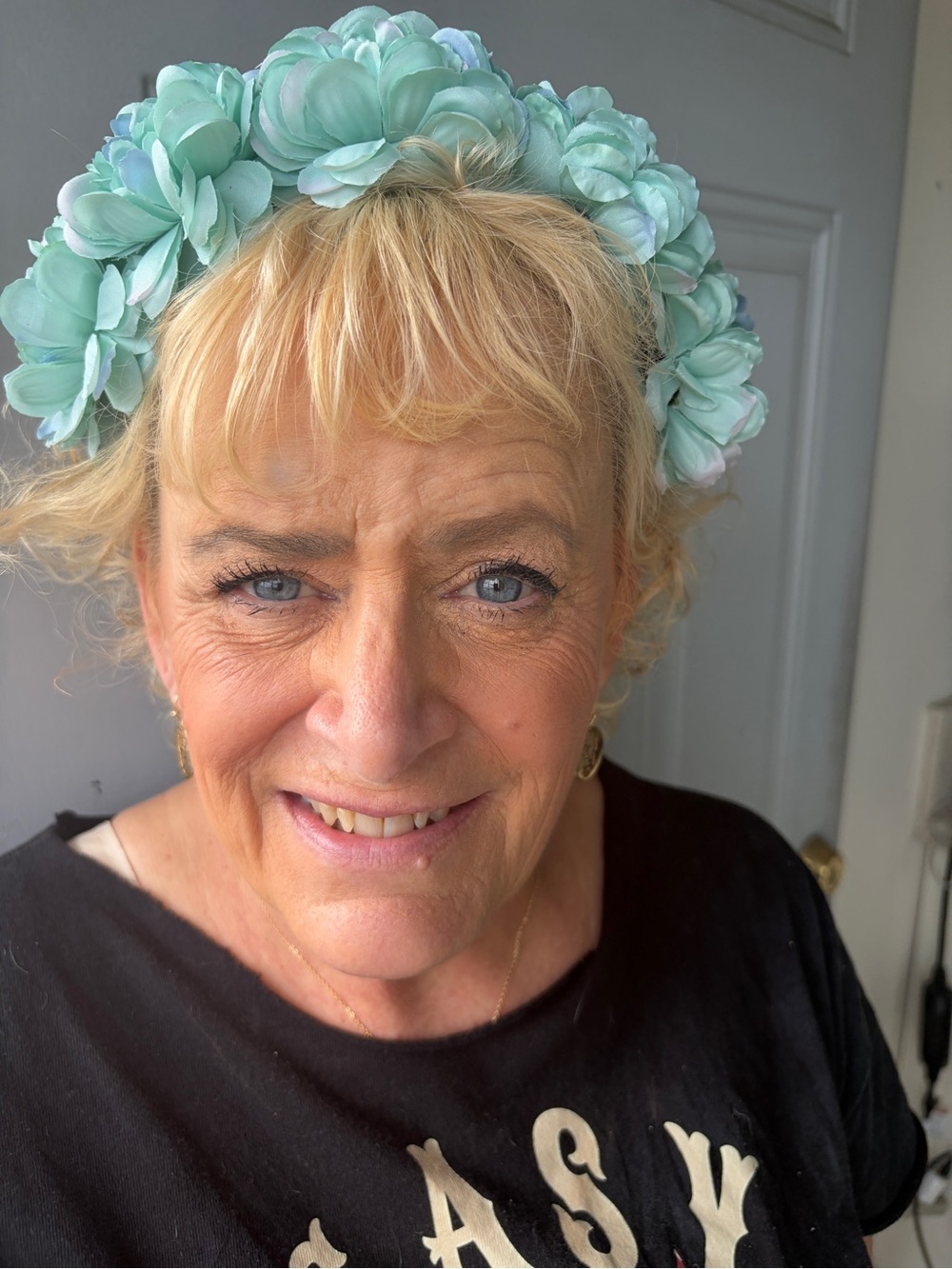 Floral Headband - Mint Green Flower Crown Beautiful Flowers and Color! New